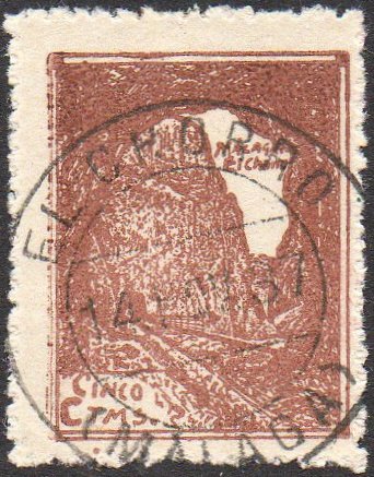Spain Spanish Espana sellos postales Guerra Civil War El Chorro Malaga Province stamps